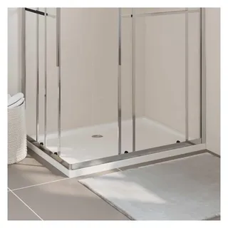 vidaXL Duschtasse ABS Rechteckig Weiß 80x110 cm