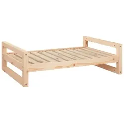 VidaXL Hundebett XL (95,5x65,5x28 cm) aus Kiefernholz naturfarben