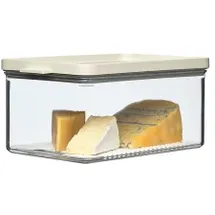 Mepal Omnia Käsedose 2,0 Liter transparent Deckel nordic white