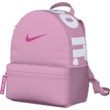 Nike Rucksack Y Nk Brsla JDI Mini Bkpk, Pink Rise/White/Laser Fuchsia, -