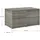 Juskys Auflagenbox Ikaria 145 x 82 x 79 cm Grau-meliert