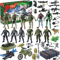 Adventskalender 2025 Militär Soldat 24 Tage Countdown Kalender mit Soldaten A...