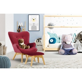 Lüttenhütt Sessel »Duca Mini«, in kleiner Ausführung für Kinder rot
