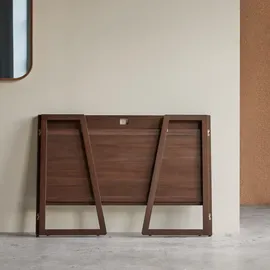 Tikamoon Schreibtisch Philips Teakholz massiv / Braun