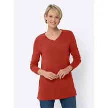 Sieh an! Longpullover orange 46