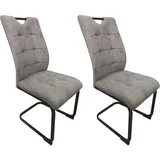 Hti-Living Schwingstuhl Mateo Beige 2er-Set