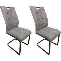 Hti-Living Schwingstuhl Mateo Beige 2er-Set