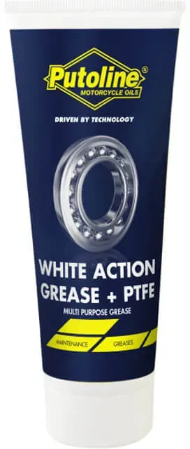 Putoline 100 gr Tube White Action Grease + PTFE, wit