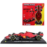 Burago 18-26852 - Formel 1 KIT Ferrari SF23 schwarz-rot 1:24