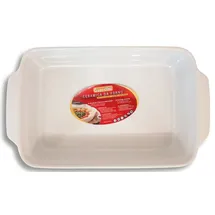 Guardini C00TC7 Auflaufform, rechteckig, groß, 36 x 24 cm, Keramik, Weiß
