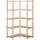 vidaXL Lagerregal Massivholz 82,5x82,5x170 cm braun mit 5 Böden