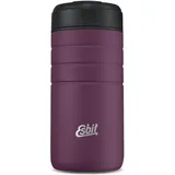 Esbit Thermobecher Majoris - Edelstahl Isolierbecher 450 ml Lila - Klick-Verschluss - für heiße und kalte Getränke