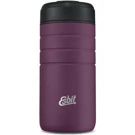 Esbit Thermobecher Majoris - Edelstahl Isolierbecher 450 ml Lila - Klick-Verschluss - für heiße und kalte Getränke