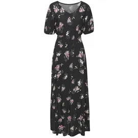 VIVANCE Maxikleid Blumendruck Schwarz 46