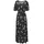 VIVANCE Maxikleid Blumendruck Schwarz 46