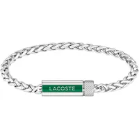 Lacoste SPELT Armband Edelstahl grün 2040337 Größe 21 cm