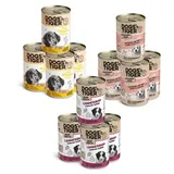 Dogs'n Tiger Dogs’n Tiger Junior Hundefutter, Mixpaket Happy Puppy 12x400 g Dose