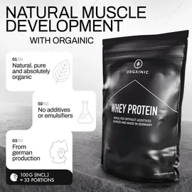 ORGAINIC Whey Protein Cacao Pulver 1000 g