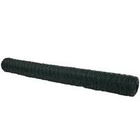 VidaXL Sechseckzaun Grün 1.6x50 m Stahl