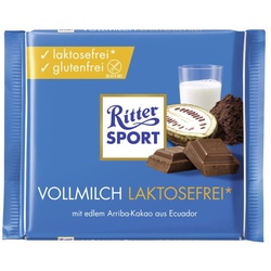 Ritter Sport Vollmilch Laktosefrei glutenfrei 100 g