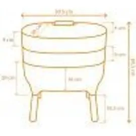 Plastia Urbalive Wurmkomposter elfenbein weiß