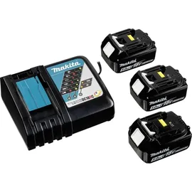 Makita DDF486RT3J inkl. 3 x 5,0 Ah + Ladegerät + Makpac