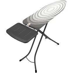 Brabantia Bügelbrett Gr. B titan oval mit Ablage für Dampfstation
