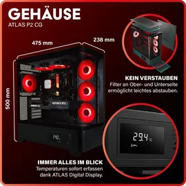 Greed Gaming-PC AMD Ryzen 5 7500F 5,0 GHz 32 GB RAM 1 TB SSD RTX 5070 Ti Windows 11 Pro