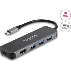 DeLock 3 Ports), Dockingstation - USB Hub und PD 85 W