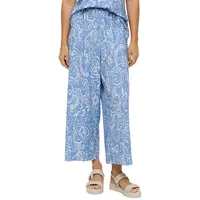 S.Oliver Culotte mit Struktur blau 34