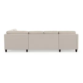 sit&more Wohnlandschaft SIT & MORE "Farö U-Form", grau (elephant), B:325cm H:90cm T:187cm, Sofas, Wohnlandschaft, inklusive Federkern, wahlweise mit Bettfunktion und Bettkasten