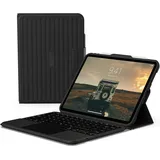 Urban Armor Gear Rugged Keyboard Case Tablet-Tastatur mit Hülle Passend für Marke (Tablet): Apple iPad 10.9"), 2022) Black