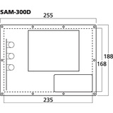 Monacor SAM-300D Einbauverstärkermodul 300 W