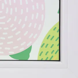 Lichtblick Fensterfolie Blumen, 1 St., blickdicht, strukturiertKlebepunkte, bunt