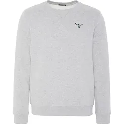 CHIEMSEE Sweatshirt im coolen Retro Design, Neutr. Gray, XXL