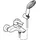 Grohe Eurosmart Einhandwannenmischer Chrom