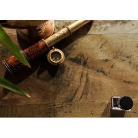 MASSIVMOEBEL24.DE Schreibtisch RAILWAY Braun