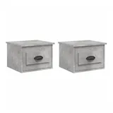 vidaXL Hängenachtschrank 41,5 x 36 x 28 cm Betongrau