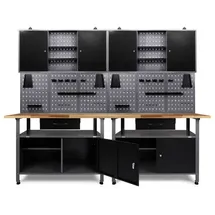 Ondis24 Werkstatt-Set »Klaus«, anthrazit, Metall - grau