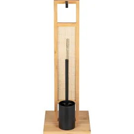 Wenko WC-Garnitur Rivalta Allegre Braun/Schwarz
