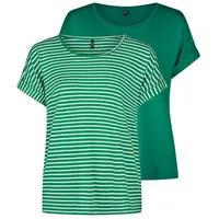 Only T-Shirt MOSTER 2er Pack in Grün | L