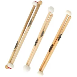 XDrum Paukenschlägel Set mit 3 Paar: Soft, Medium, Hard