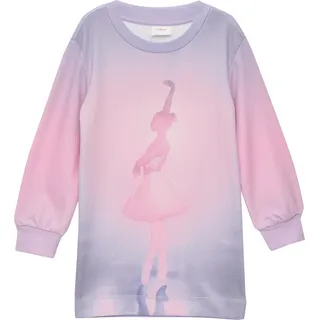 S.Oliver Kleid mit Farbverlauf und Frontprint Kinder, lila|pink, 110