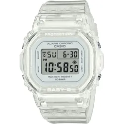 Chronograph CASIO BABY-G, transparent, Armbanduhren, Damen, Quarzuhr, Armbanduhr, Damenuhr, automatischer Kalender, digital, Timer