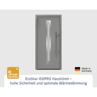 EcoStar Haustür ISOPRO IP 770S graualuminium 110 x 210 cm