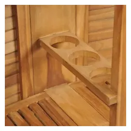 vidaXL Klappbarer Bartisch 155x53x105 cm Teak Massiv