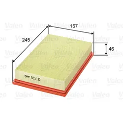 Luftfilter VALEO 585132 für Opel Agila