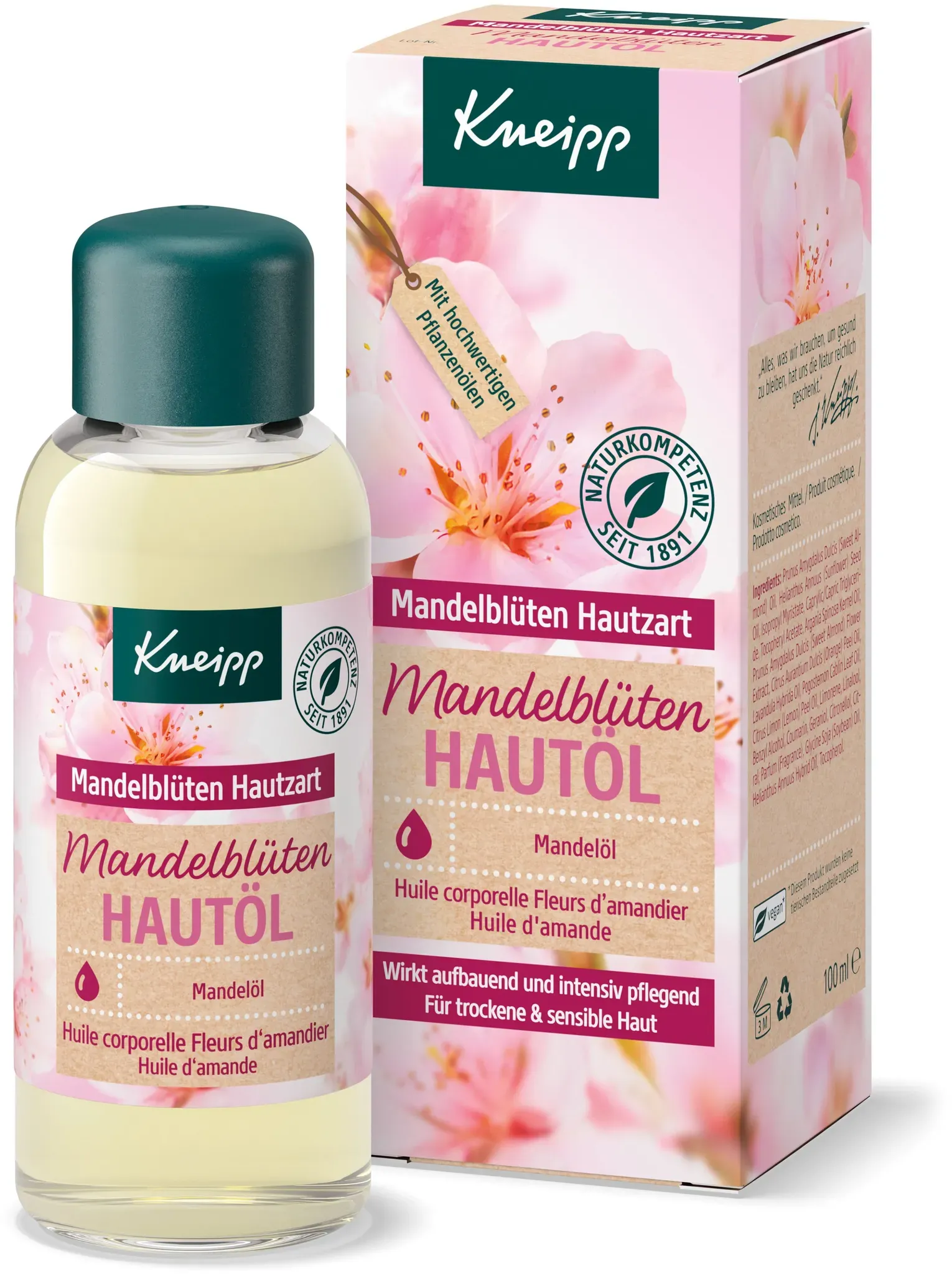 Preisvergleich Produktbild Kneipp Mandelblüten Hautöl 100 ml Öl