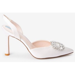 Next Forever Comfort Hochzeits-Slingbacks mit Schmuck Pumps (1-tlg) weiß 41