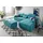DOMO collection Ecksofa DOMO COLLECTION "Brandon große Ausführung B/T/H: 289/177/80 cm, auch in Leder und Cord", blau (türkis), B:289cm H:80cm T:175cm, Luxus-Microfaser in Antikleder-Optik (100% Polyester);Luxus-Microfaser (100% Polyester);Kunstleder SOFTLUX, Sofas,